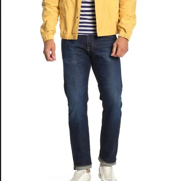 NWT AG Men's Jeans Matchbox Slim Straight  HERITAGE Medium Blue 33 W x 34L RARE! - Picture 8 of 9